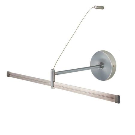 JESCO LIGHTING GROUP Wall Monorail Power Feed - Satin Nickel MA-WMPF18SN